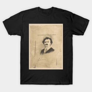 Portrait of Virginie Cardinal's Favorite, the Actor Crochard (illustration for La Famille Cardinal by Ludovic Halévy) T-Shirt